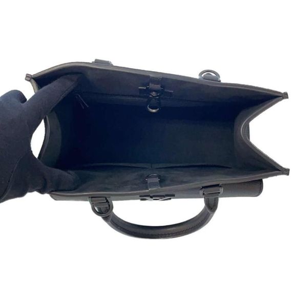 Louis Vuitton Handbag Calf Leather Lock Me Tote PM 2 Way Shoulder Bag Black - Picture 7 of 13